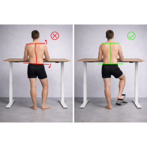 Ergo-Stand Fußstütze – ergonomische Fußablage für Steharbeitsplätze – Bild 2