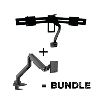 EW-Twin – Ergonomische Doppelmonitorhalterung