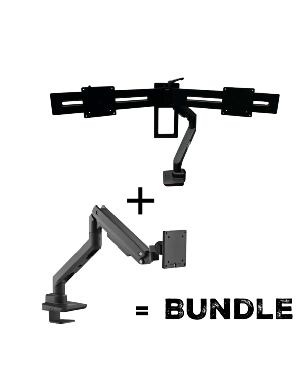 EW-Twin – Ergonomische Doppelmonitorhalterung